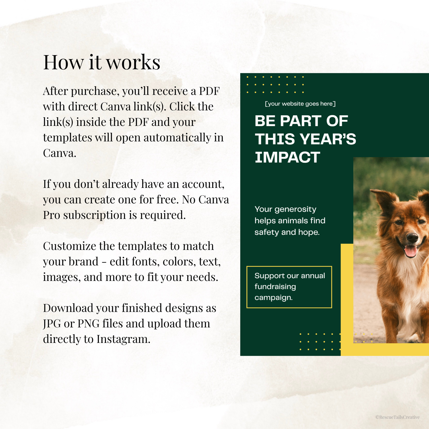 Annual Fundraising Template Pack- Hope Starts With You