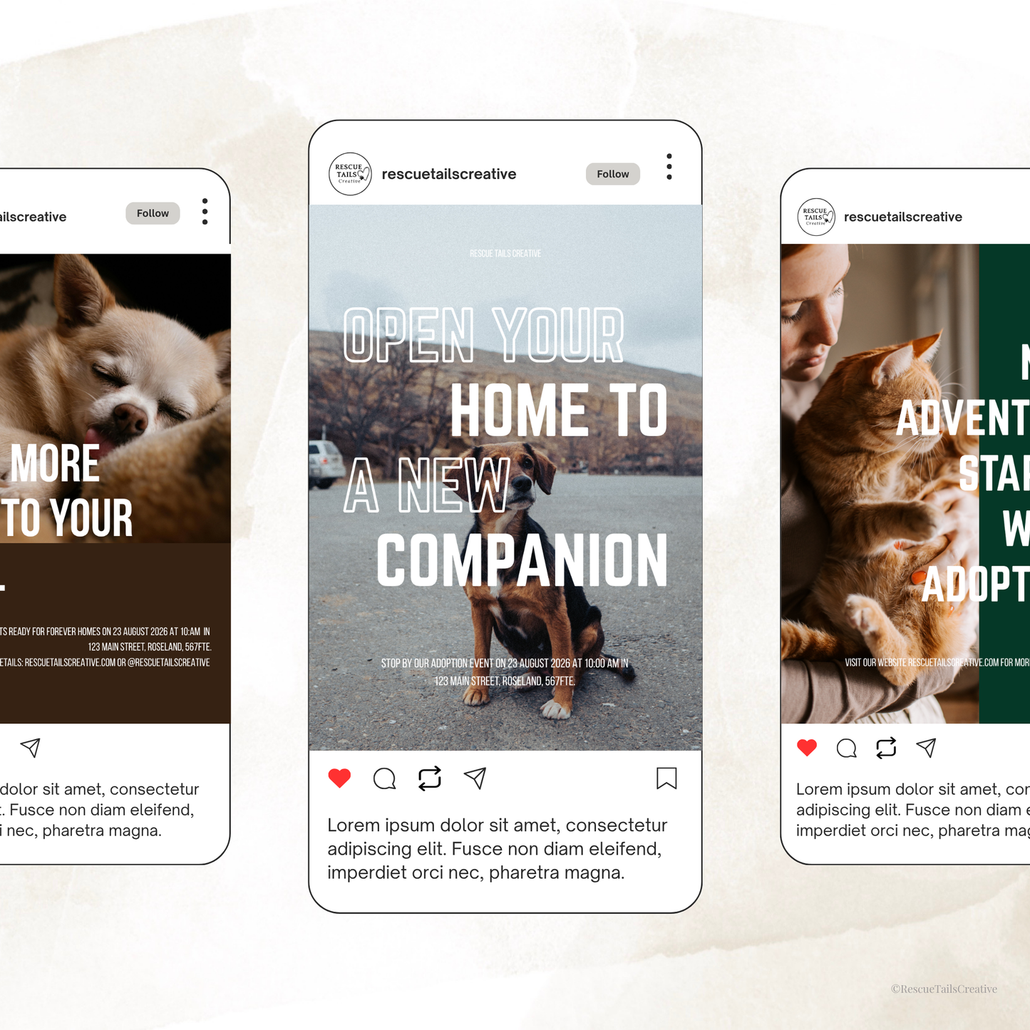 Adoption Event Template Pack - Meet Your Match
