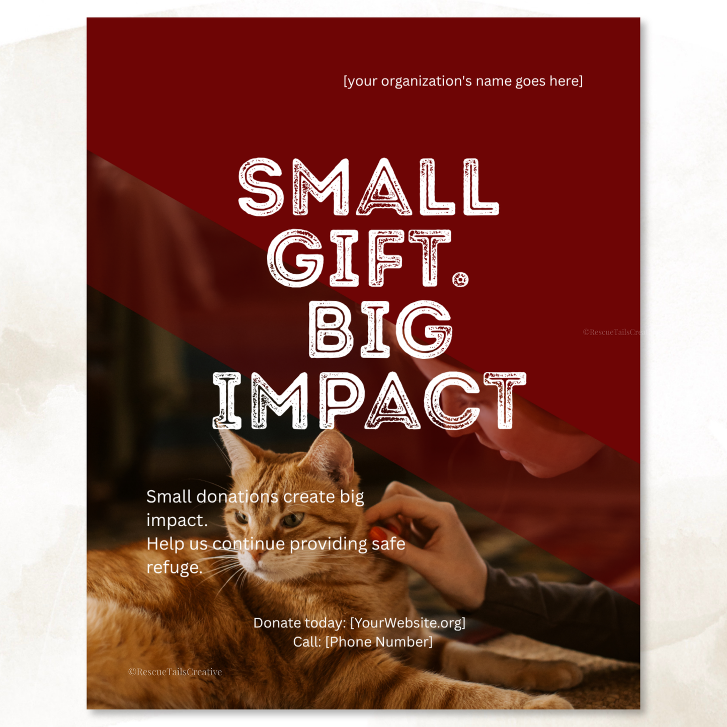 Donation Appeal Template Pack - Save a Life Today
