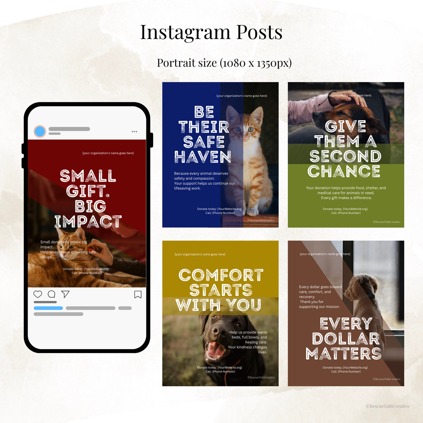 Donation Appeal Template Pack - Save a Life Today