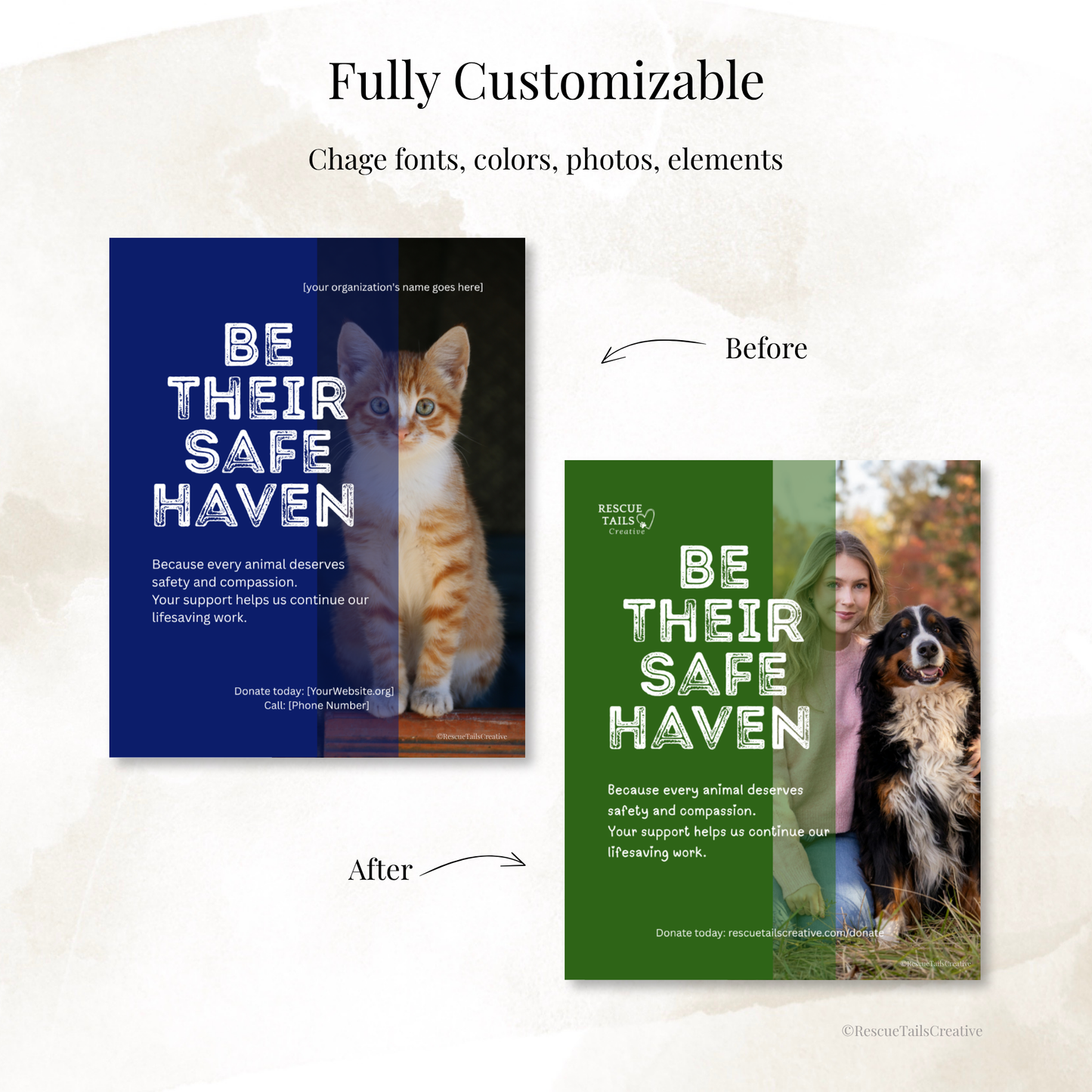 Donation Appeal Template Pack - Save a Life Today