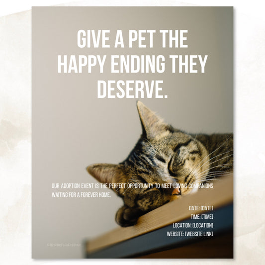 Adoption Event Template Pack - Home at Last