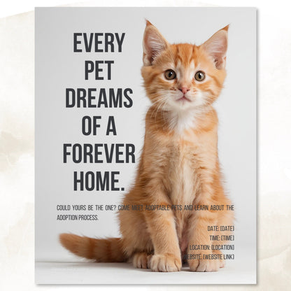 Adoption Event Template Pack - Home at Last