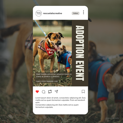 Adoption Event Template Pack - Find Your Forever