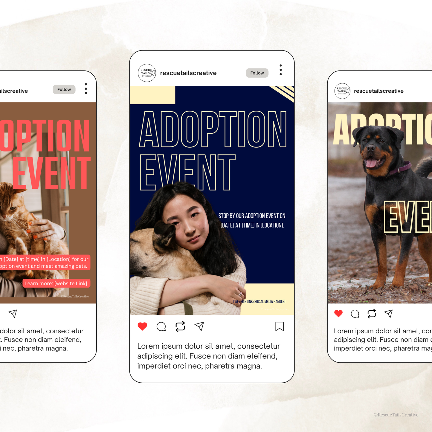 Adoption Event Template Pack - Find Your Forever