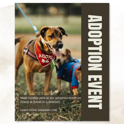 Adoption Event Template Pack - Find Your Forever