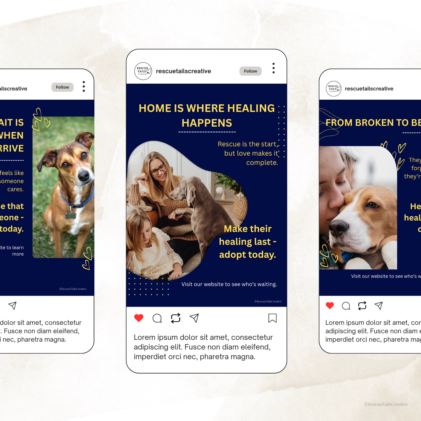 Adoption Post Template Pack - A Beautiful Forever