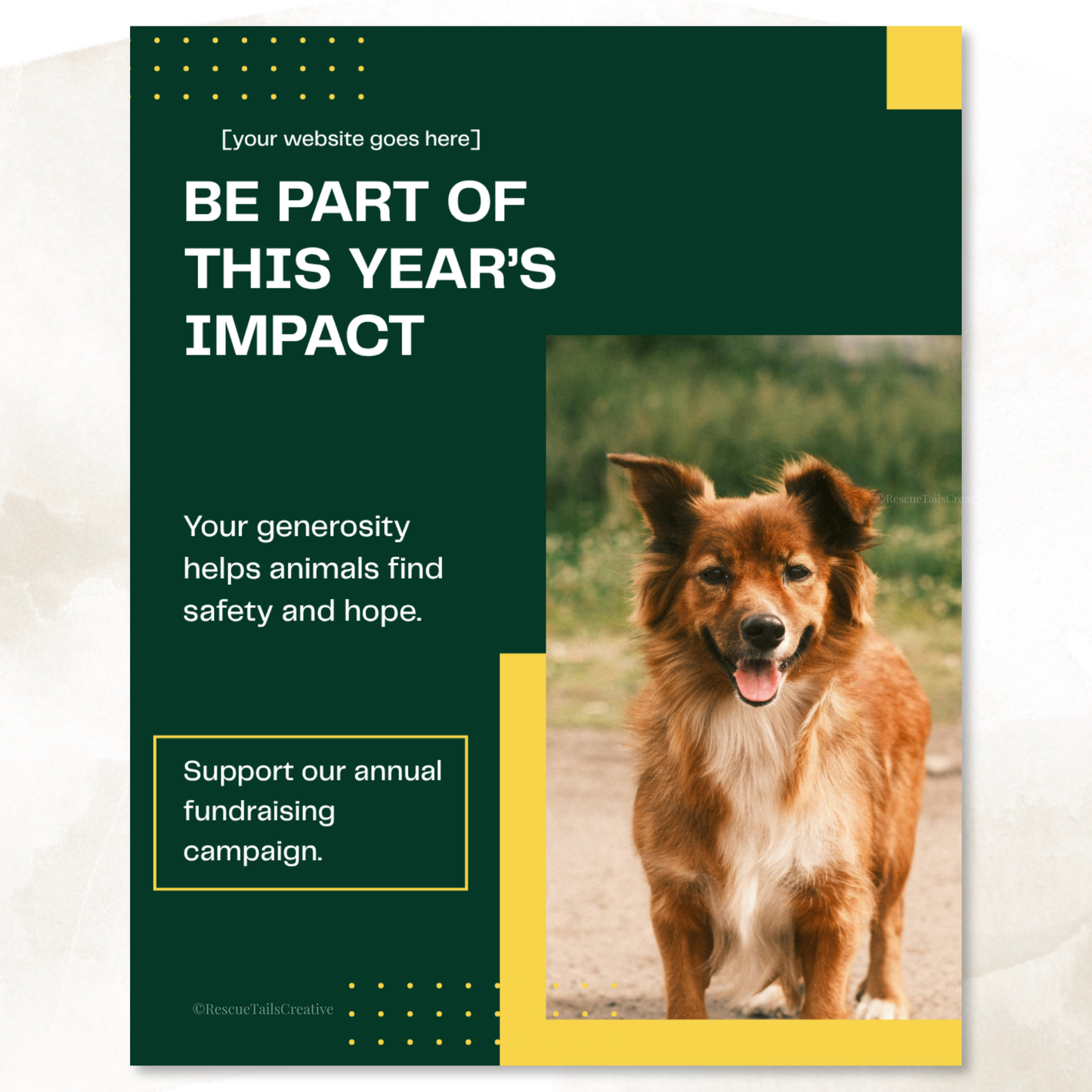Annual Fundraising Template Pack- Hope Starts With You