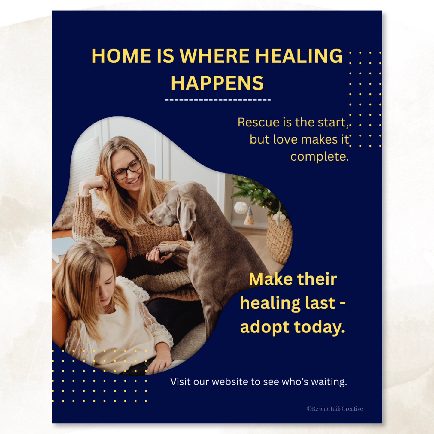 Adoption Post Template Pack - A Beautiful Forever