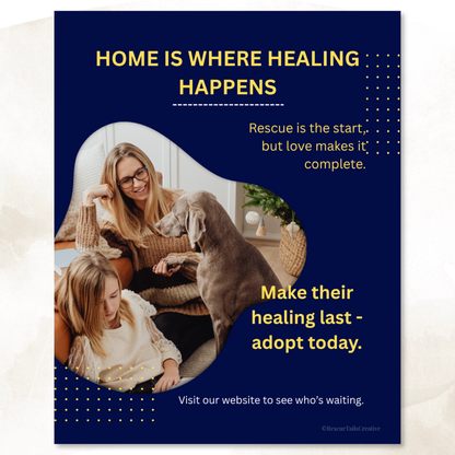 Adoption Post Template Pack - A Beautiful Forever