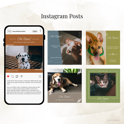 Featured Pet Template Pack - Hope & Homes