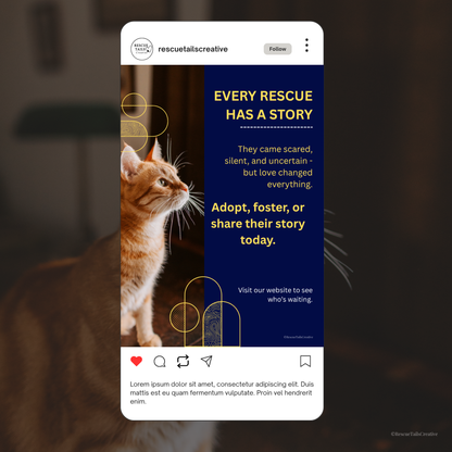 Adoption Post Template Pack - A Beautiful Forever