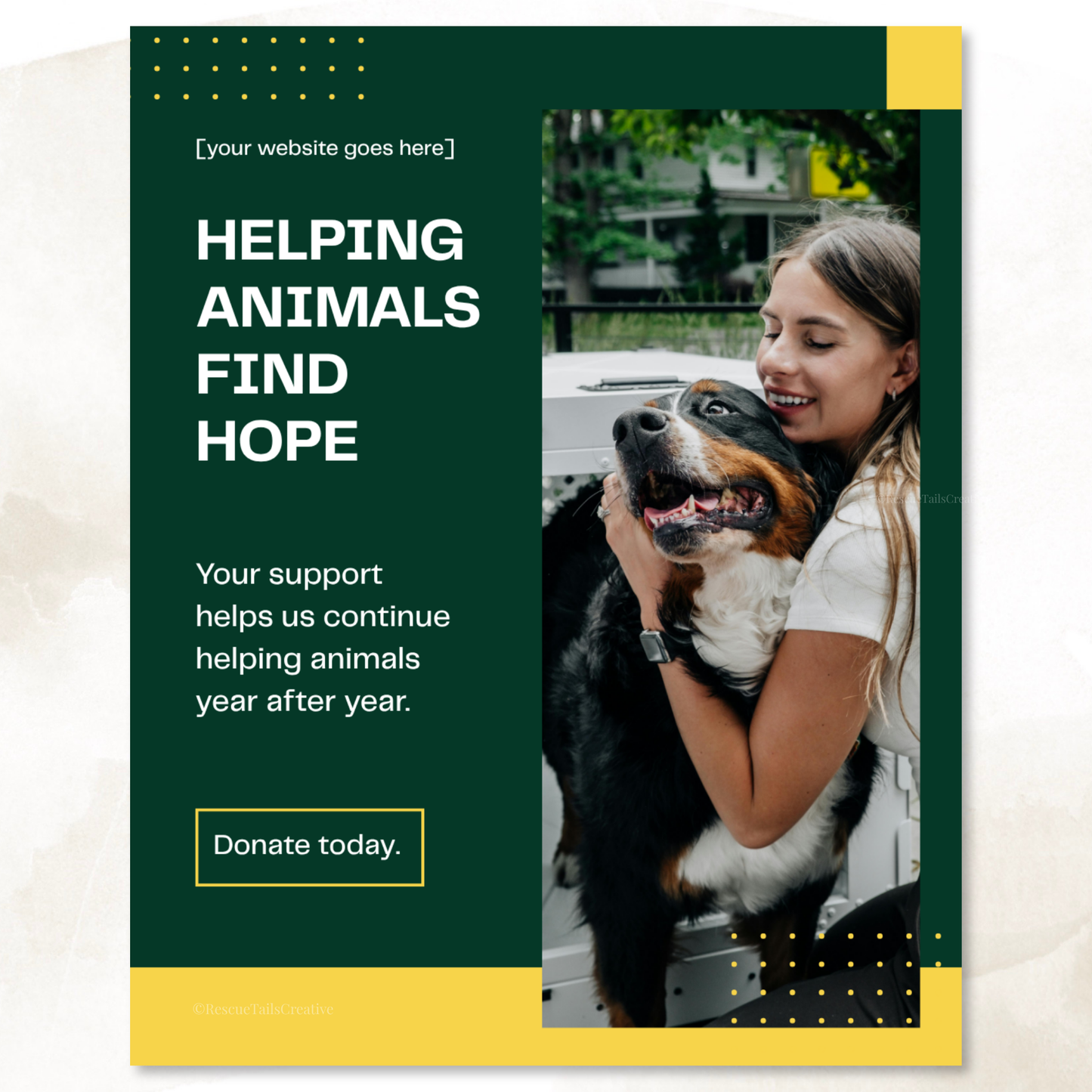Annual Fundraising Template Pack- Hope Starts With You