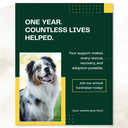 Annual Fundraising Template Pack- Hope Starts With You