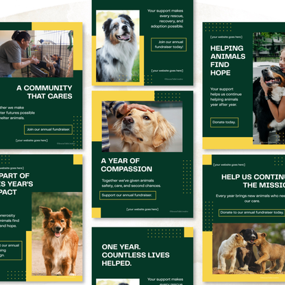 Annual Fundraising Template Pack- Hope Starts With You