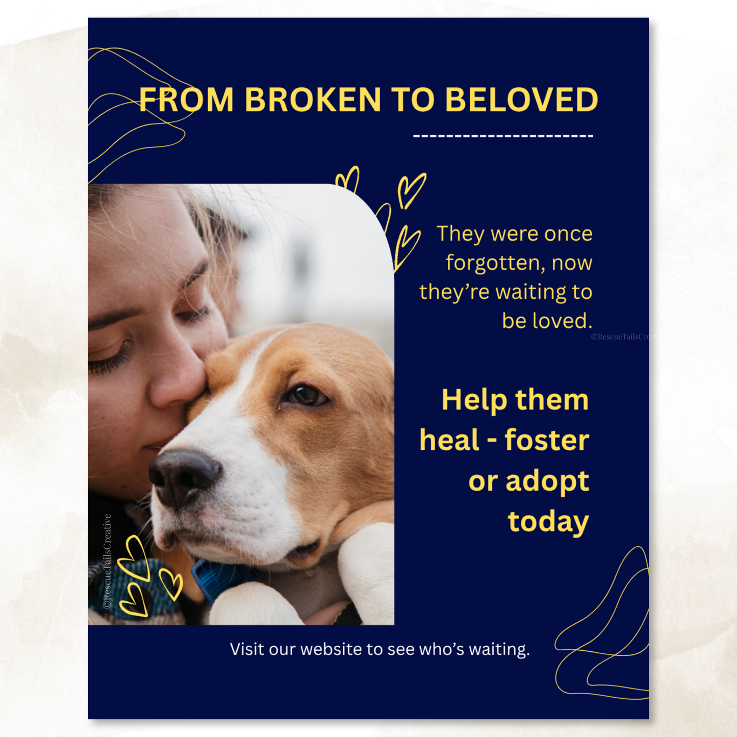 Adoption Post Template Pack - A Beautiful Forever