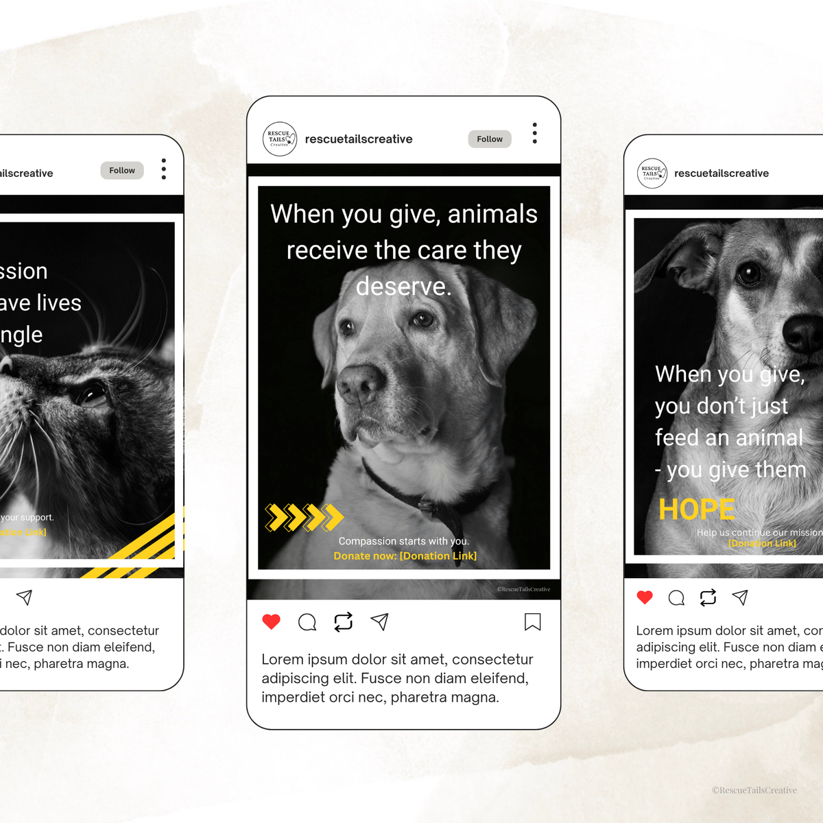 Donation Appeal Template Pack - Give Them a Chance