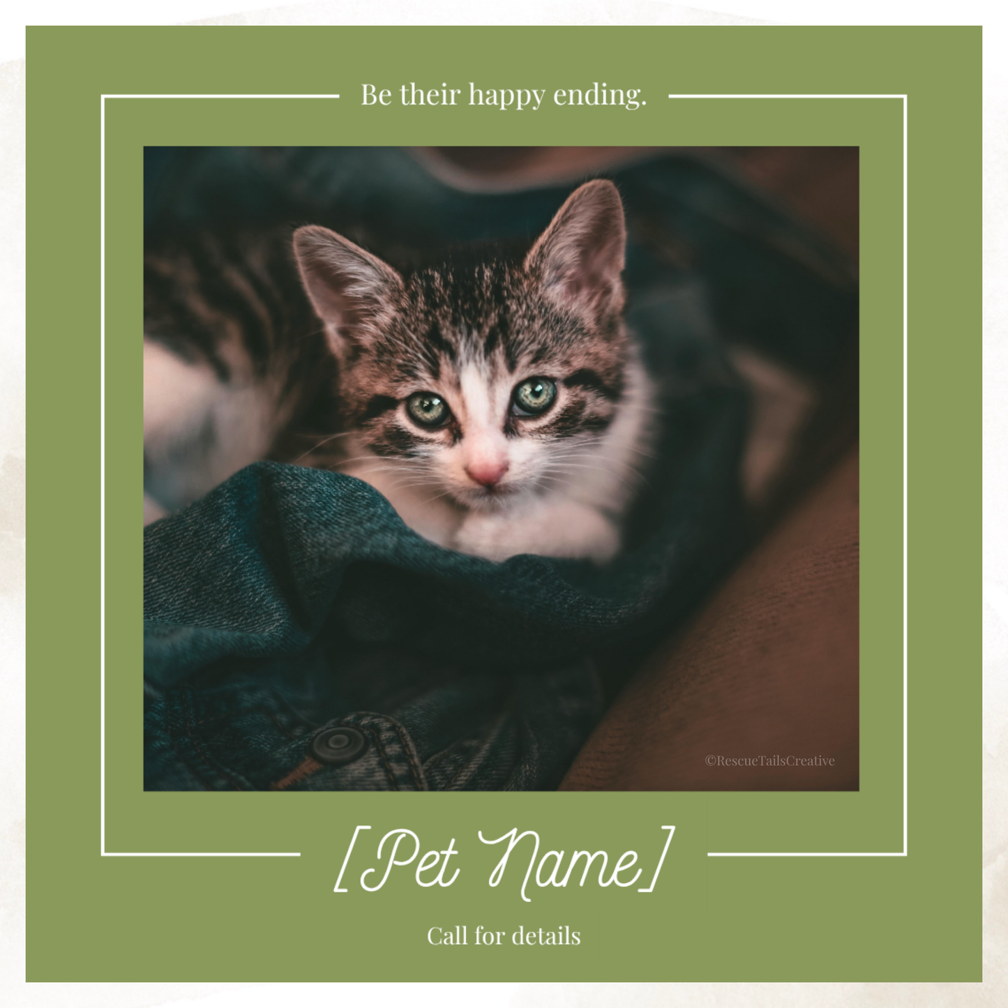 Featured Pet Template Pack - Hope & Homes